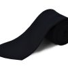 Accessories Double Two | Black Extra Long Tie