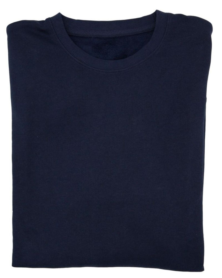 Casualwear Double Two | Midnight Blue Premium Organic Sweatshirt