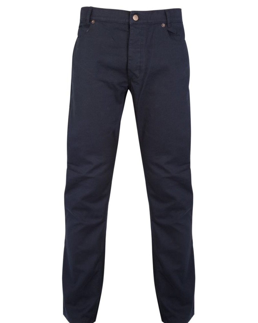 Trousers Double Two | Navy Jean Style Trousers