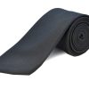 Accessories Double Two | Black Extra Long Silk Tie