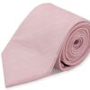 Accessories Double Two | Pink Silk Patterned Tie