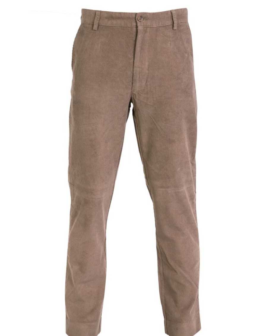 Countrywear Double Two | Taupe Narrow Wale Corduroy Trousers