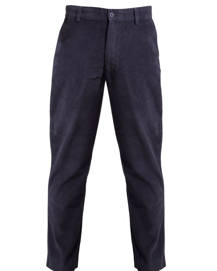 Countrywear Double Two | Charcoal Narrow Wale Corduroy Trousers