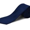 Accessories Double Two | Navy Extra Long Silk Tie