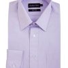 Shirts Double Two | Lilac Tall Fit Long Sleeved Shirt