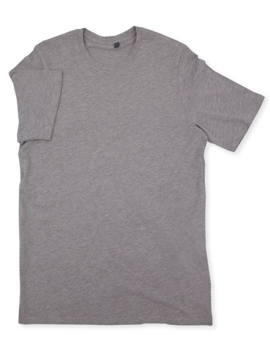 Casualwear Double Two | Plain Grey Pure Cotton T-Shirt