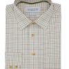 Countrywear Double Two | Green Tattersall Check Warm Handle Shirt