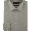 Shirts Double Two | Sage Green Long Sleeve Non-Iron Shirt