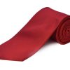 Accessories Double Two | Red Silk Tie