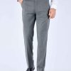 Trousers Double Two | Graphite Puppytooth Stretch Formal Trousers