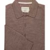 Casualwear Double Two | Bark Merino Blend Knitted Polo